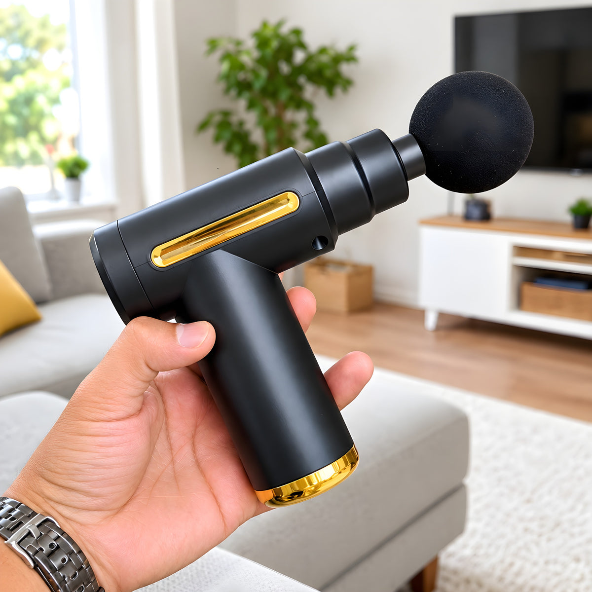 SASNIK™ Mini Massage Gun | 4 Massage Heads | Type-C Charging