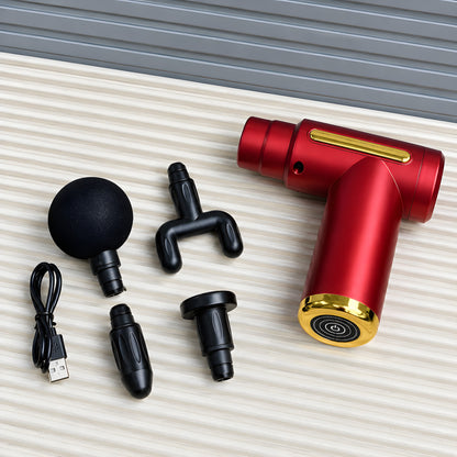 SASNIK™ Mini Massage Gun | 4 Massage Heads | Type-C Charging